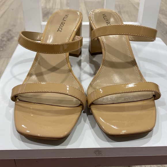 Villa Rouge Bass Slides, beige sandals for summer, Women's Sandals, women SZ 9.5 - Picture 2 of 7